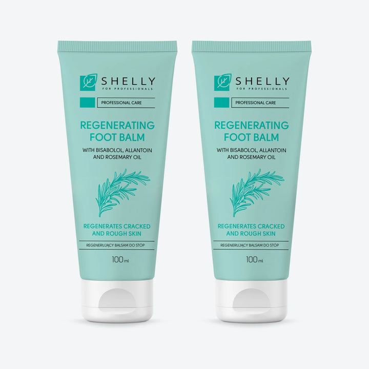 Regenerating foot balm with bisabolol, allantoin and rosemary oil Shelly 100 ml – set of 2 pcs