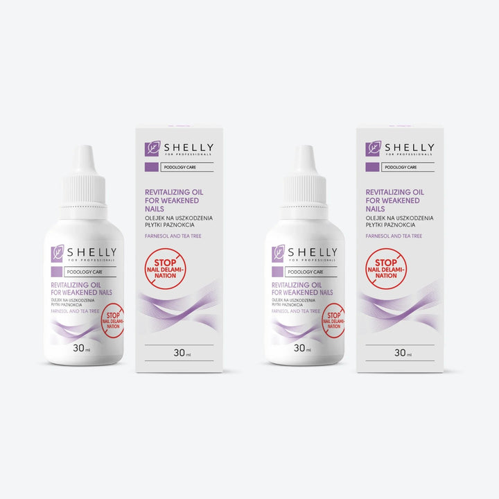 Revitalizing oil for weakened nails Shelly with farnesol 30 ml – set of 2 pcs