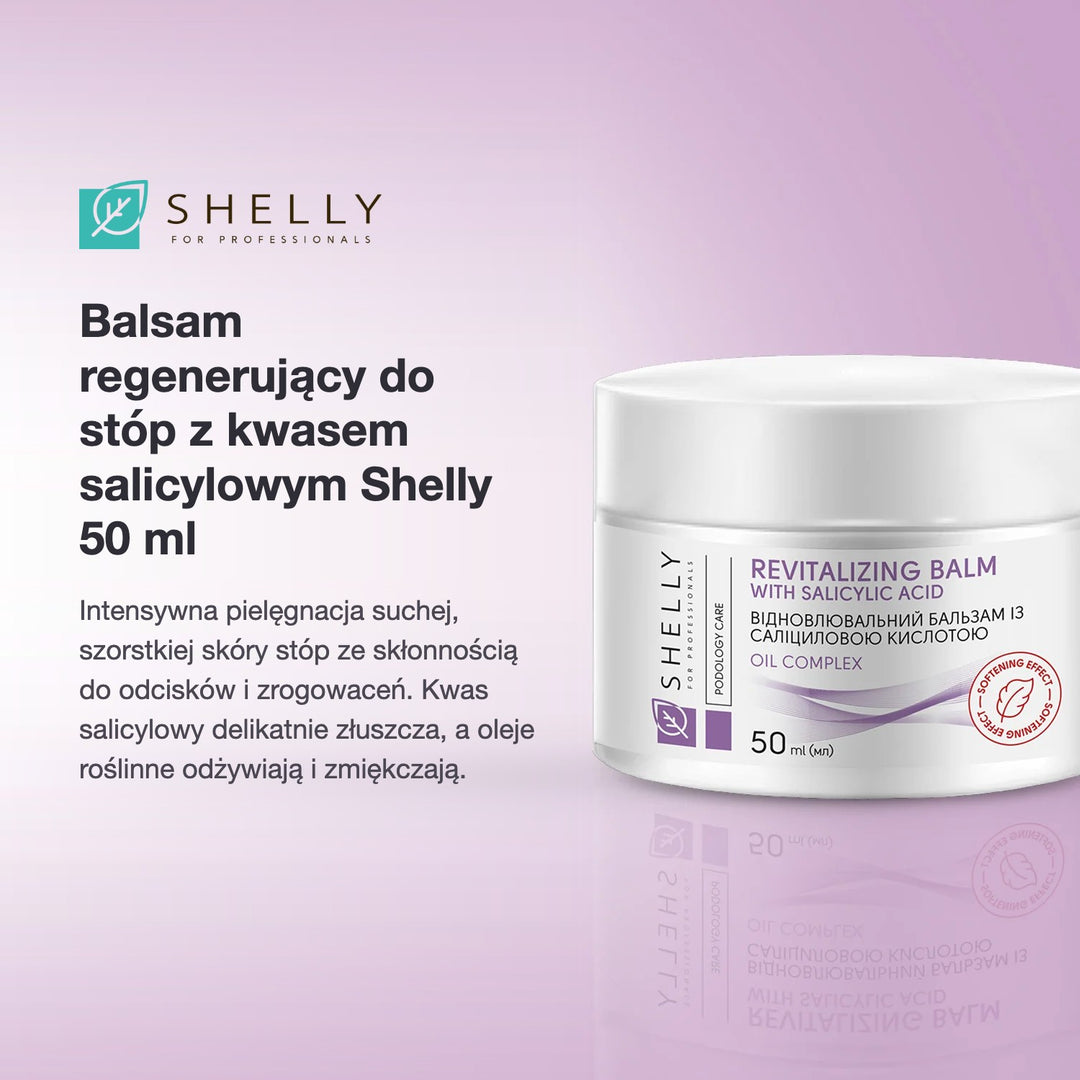 Restorative foot balm with salicylic acid Shelly 50 ml – opis