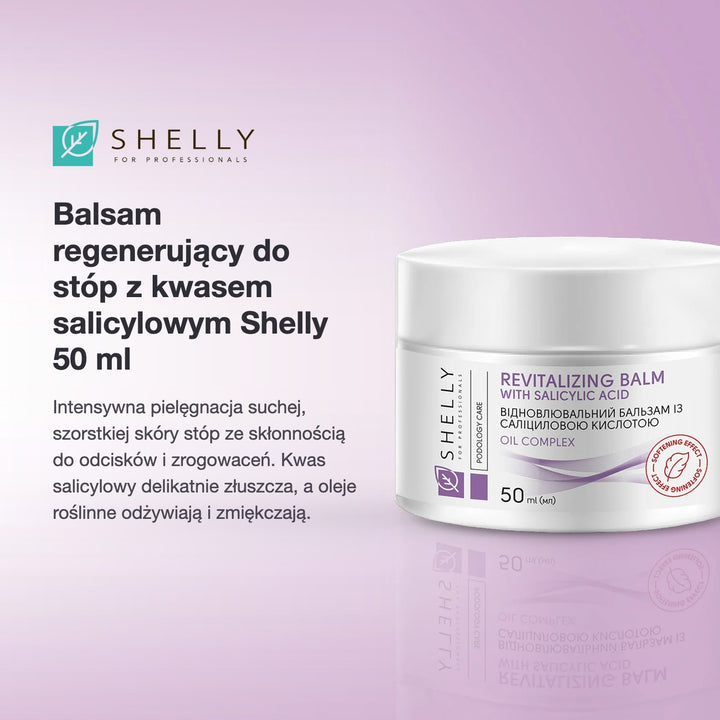 Restorative foot balm with salicylic acid Shelly 50 ml – opis