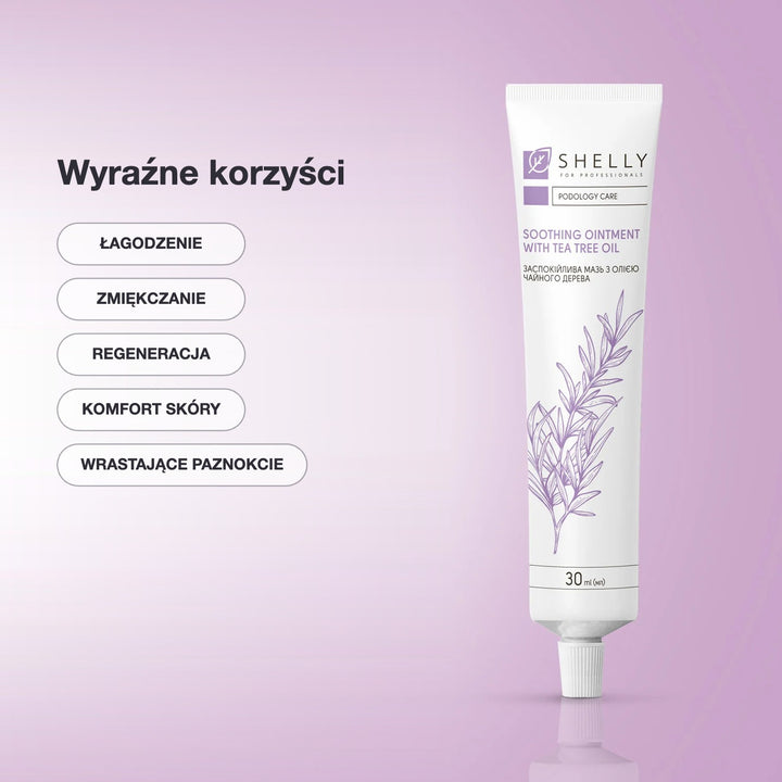 Soothing ointment with tea tree oil Shelly 30 ml – korzyści