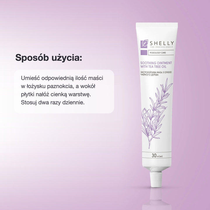 Soothing ointment with tea tree oil Shelly 30 ml – sposób użycia