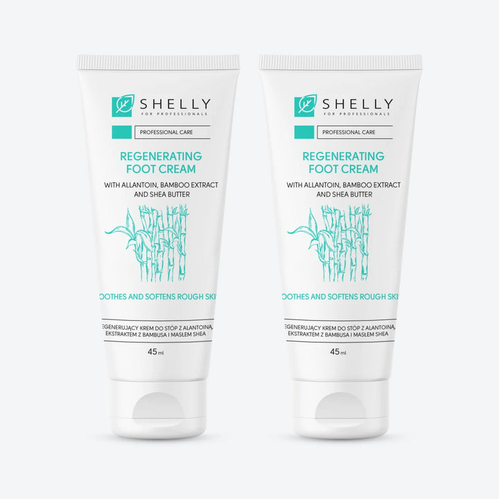 Regenerating foot cream with allantoin, bamboo extract and shea butter Shelly 45 ml – set of 2 pcs